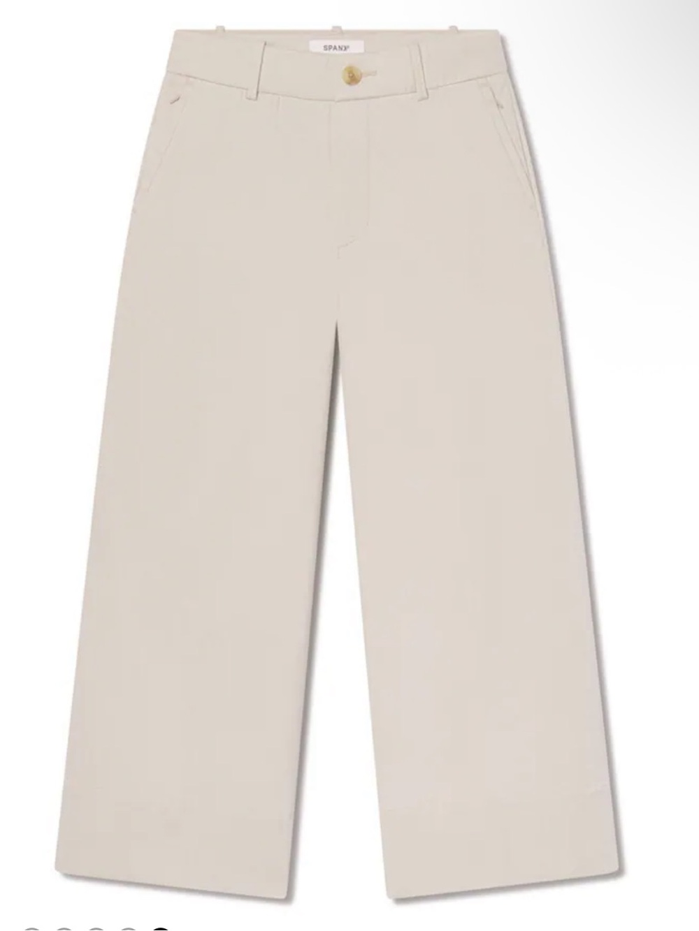 SPANX Stretch Twill Crop Wide Leg 2.0 Pants 21418R M